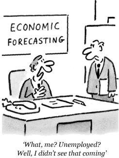 Economic Forecasters Made Unemployed