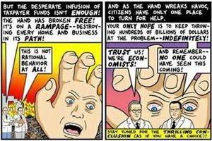 Trust Us We&rsquo;re Economists Cartoon