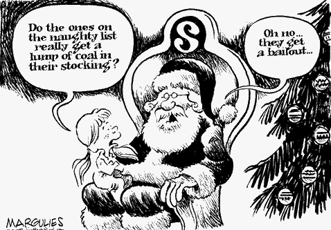 Santa To Bail-Out The Bad People