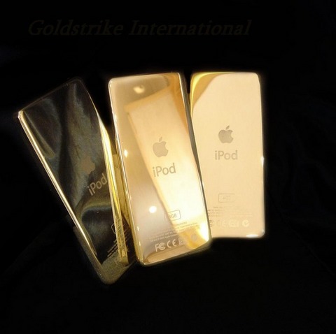 24-Carat gold-plated IPod - $600!