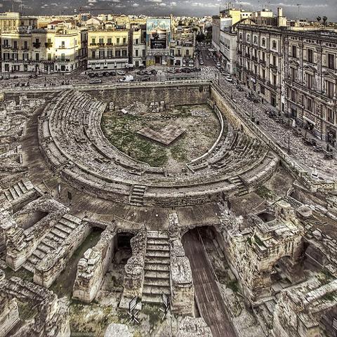 roman anphitheatre in lecce / salento / puglia / italy by Paolo Màrgari | paolomargari.it.