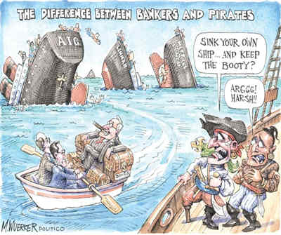 Difference Between Bankers and Pirates