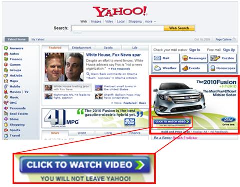 Reject The Click Yahoo Ford Button