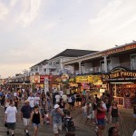 Boardwalk In Ocean City Maryland