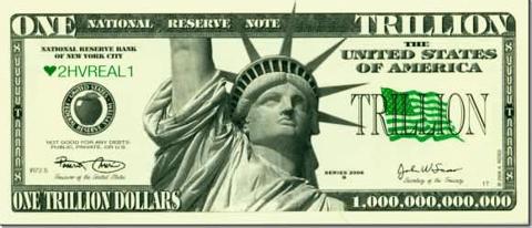 trillion dollar bill