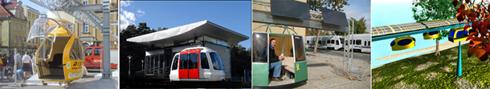 Example PRT vehicles