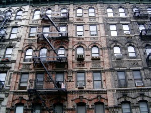 Apartment Buildings On Manhattan