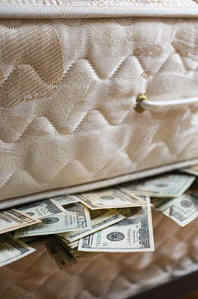 Dollars Under The Matress