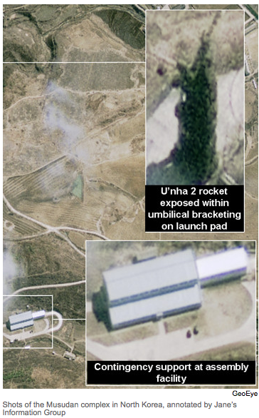 GeoEye North Korea Image 4-12-09