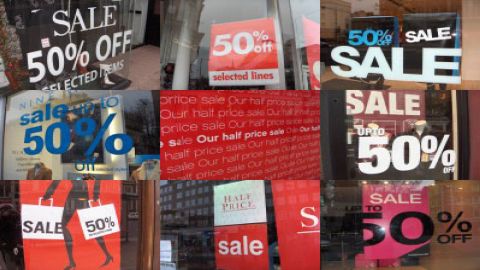 The bargains are kicking in