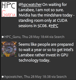 Two adjacent tweets tell the story