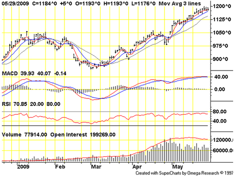 Spring 2009 Soybean prices