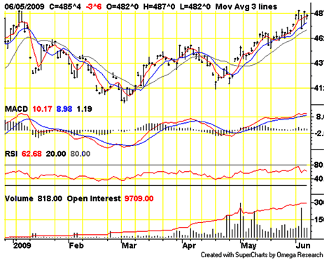CBOT Corn (May &rsquo;10)
