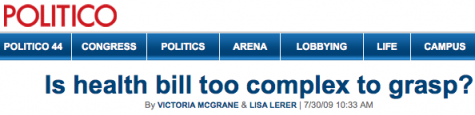 Politico headline byline