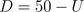 DMM value from index D=50-U