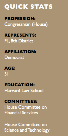 Alan Grayson Quick Stats