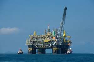 Oil Platform Off the Brazilian Coast