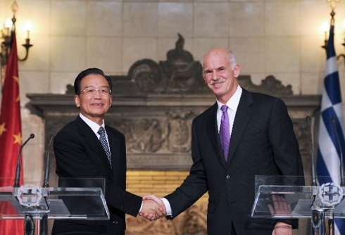 Premier Wen Jiabao & Pime Minister Papandreou