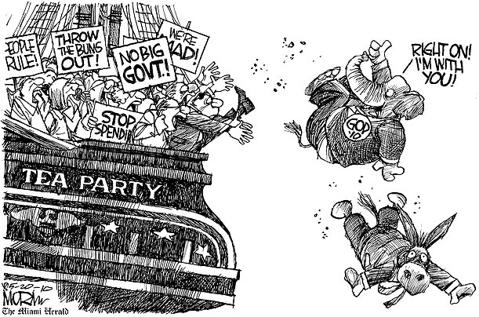 Political cartoon