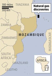 Recent Natural Gas Discoveries on the East Coast of Africa