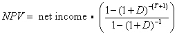 discounting formula
