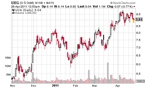US Gold Price Forecast for 2011