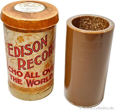 "Edison Brown Wax Cylinder 1899" Courtesy of www.cylinder.de