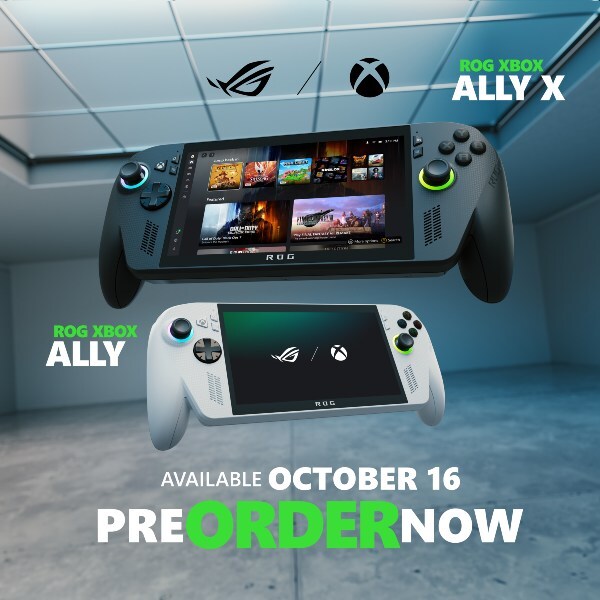 Upcoming ROG Xbox Ally consoles