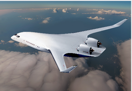 Artist rendering of JetZero plane