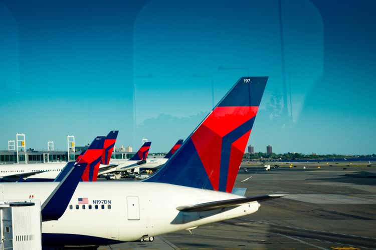 Delta airlines at JFK airport New York