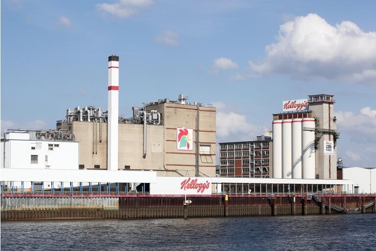 Kellogg"s factory in Bremen, Germany