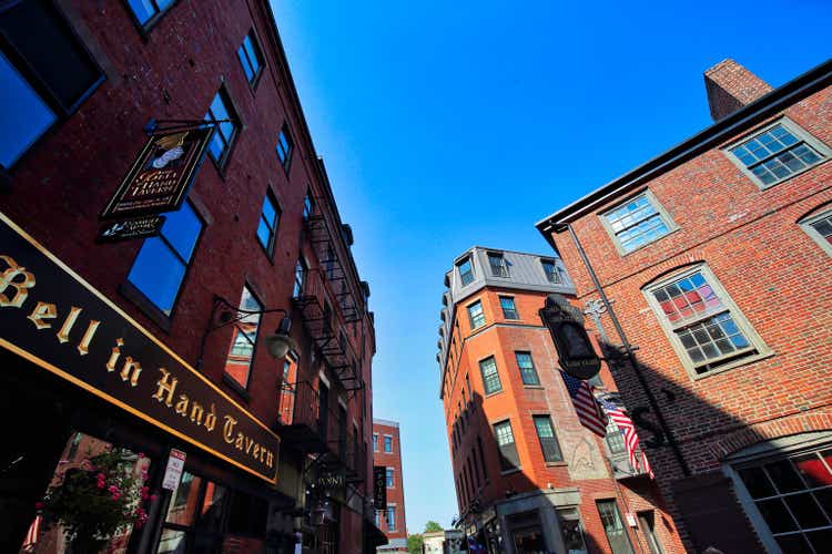 Famous pubs in Boston Harbor and South Market