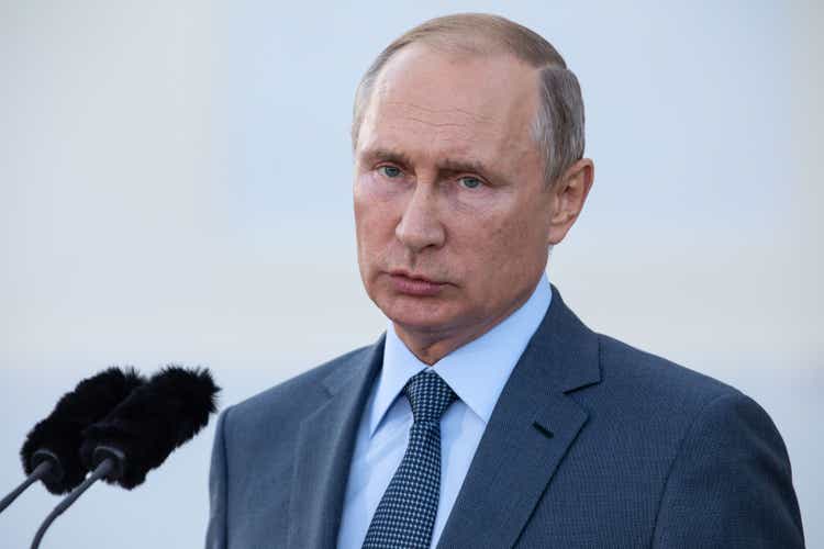 Merkel And Putin Meet At Schloss Meseberg
