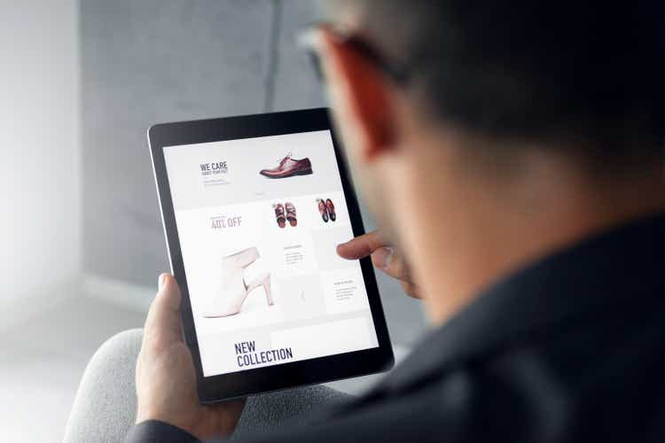 Online shop - Digital tablet