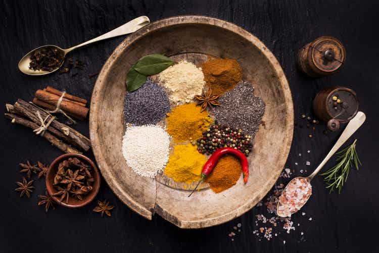 assortment of spices, tradition and culture