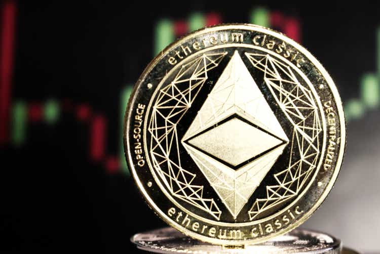 Ethereum Classic crypto currency amoung other coins - digital currency of the future
