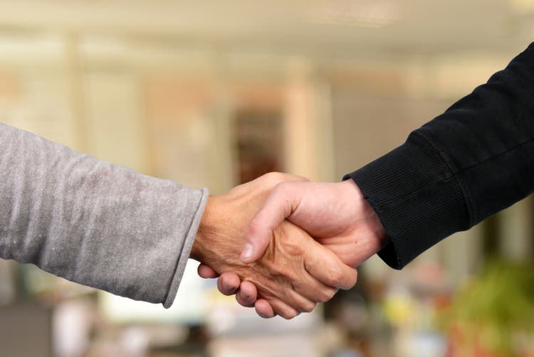 The handshake