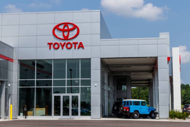 Toyota Car and SUV Logo and Signage. Toyota is the fifth largest company in the world by revenue VI