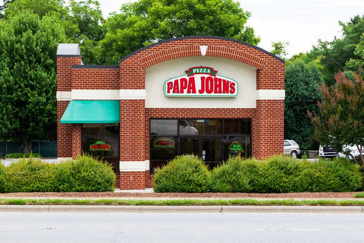 Papa John"s Pizza storefront