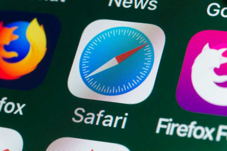 Safari, Firefox, Firefox Focus and other Apps on iPhone screen