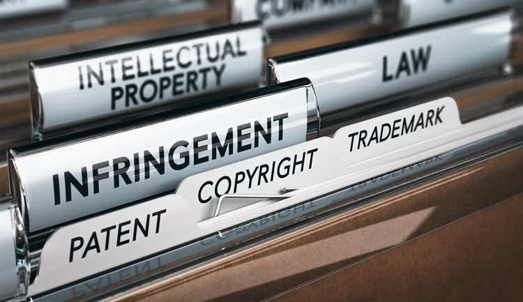 Intellectual property rights, copyrights, patents or trademark infringement