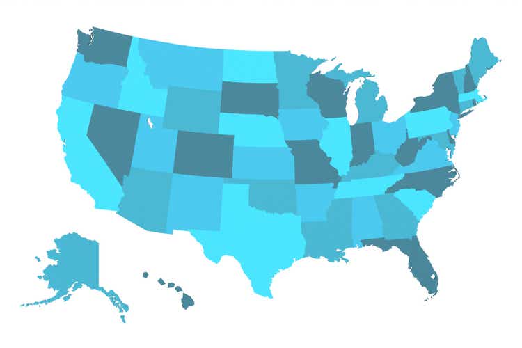Detailed USA Map