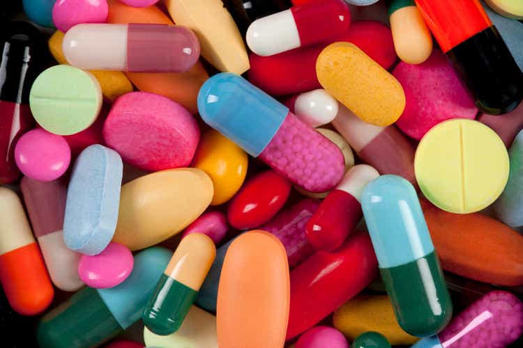 Colorful Medicine Pills And Tablets