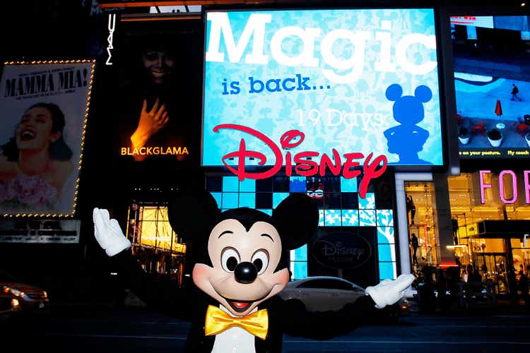 Mickey Mouse Unveils Disney Store"s New Digital Billboard In Times Square