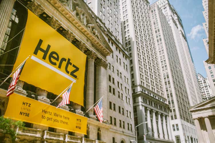 Hertz on the New York Stock Exchange building