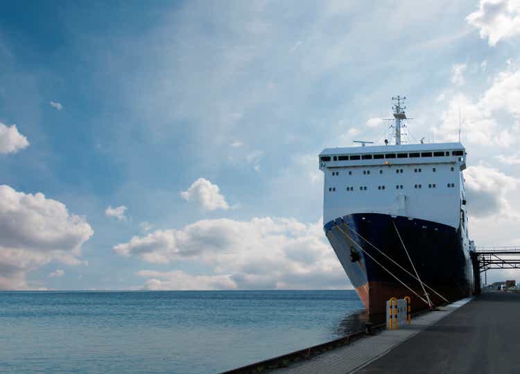 Ship in harbour