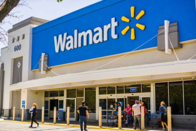 Walmart store entrance
