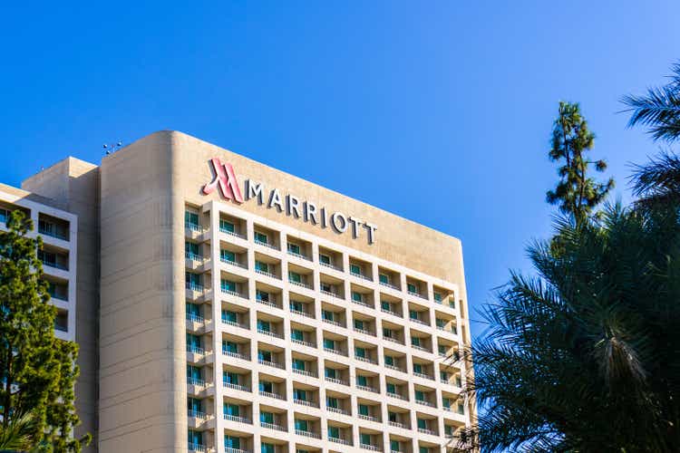 Marriott hotel exterior view