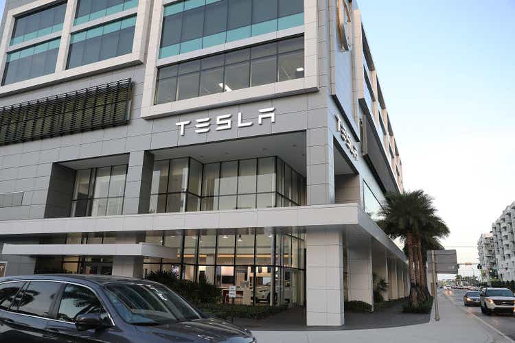 Tesla Stock falls as a company
