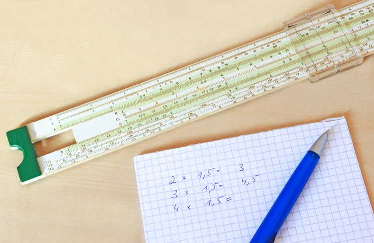 calculating with a slide rule